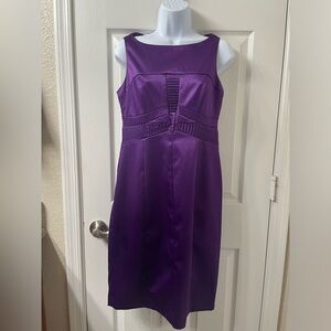 Dressbarn Purple Sleeveless Dress